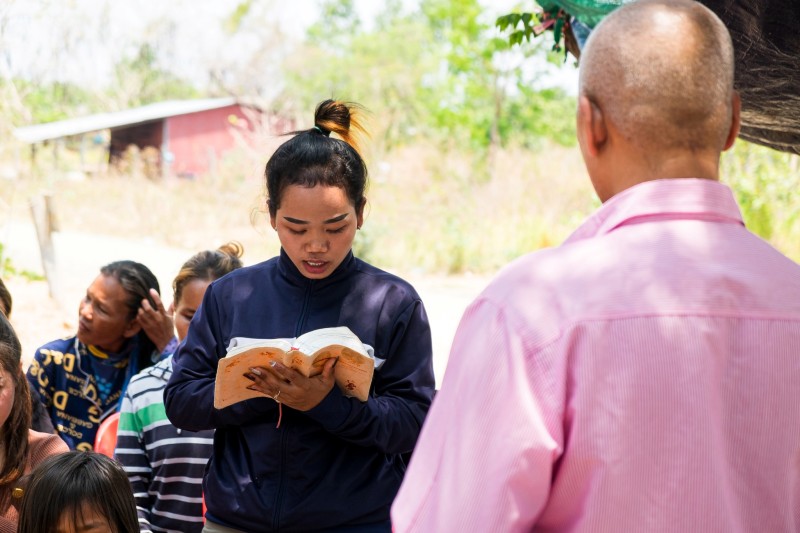 Srisophon Shared Love Group of believers, Cambodia 07