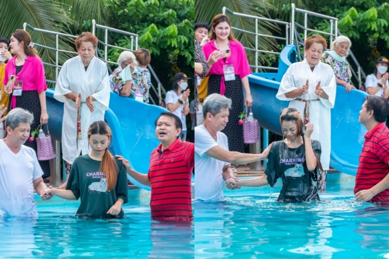 Those who have received baptism at the “Super Power” Family Camp 013